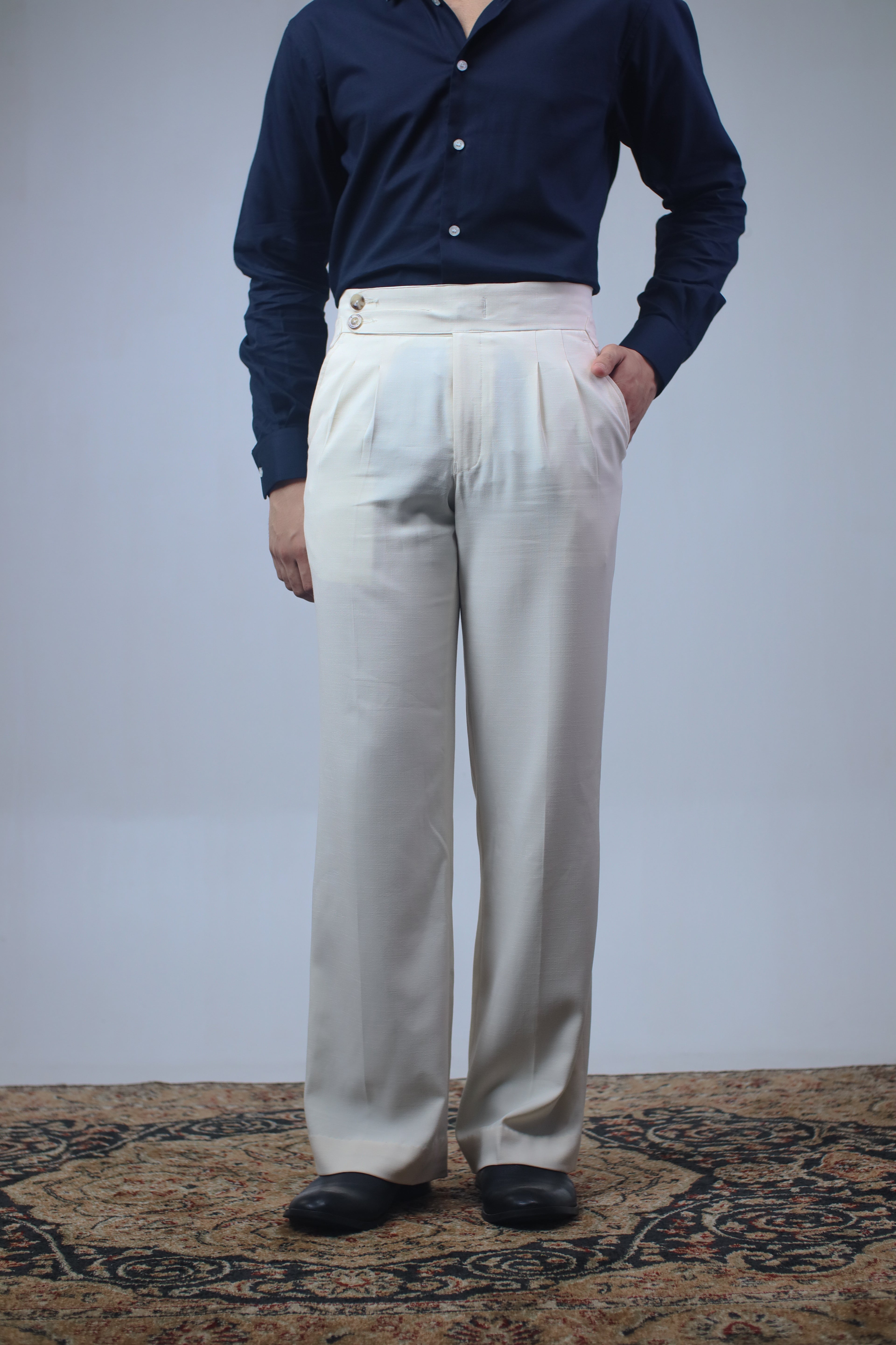 The Cream Gurkha Trouser