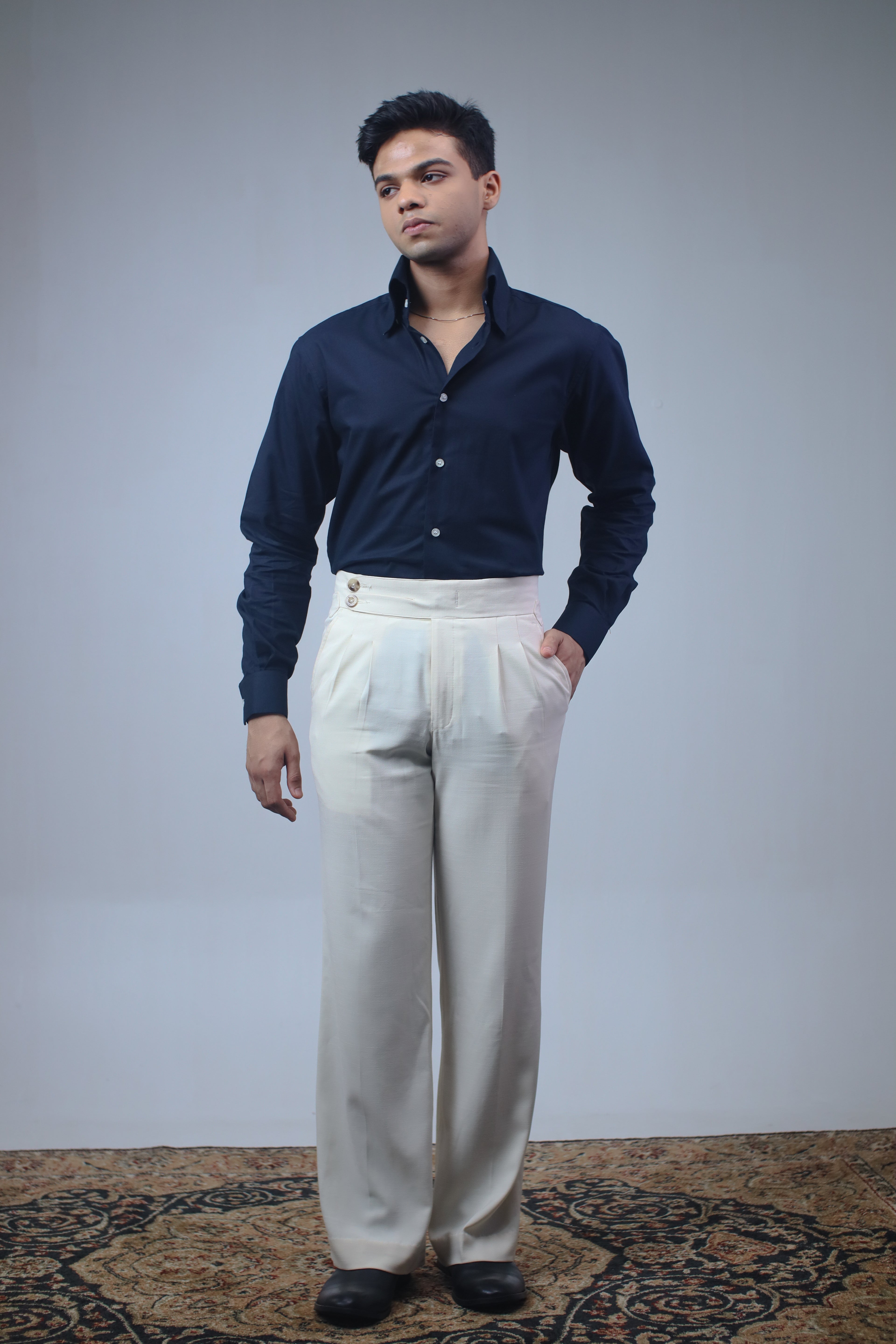 The Cream Gurkha Trouser