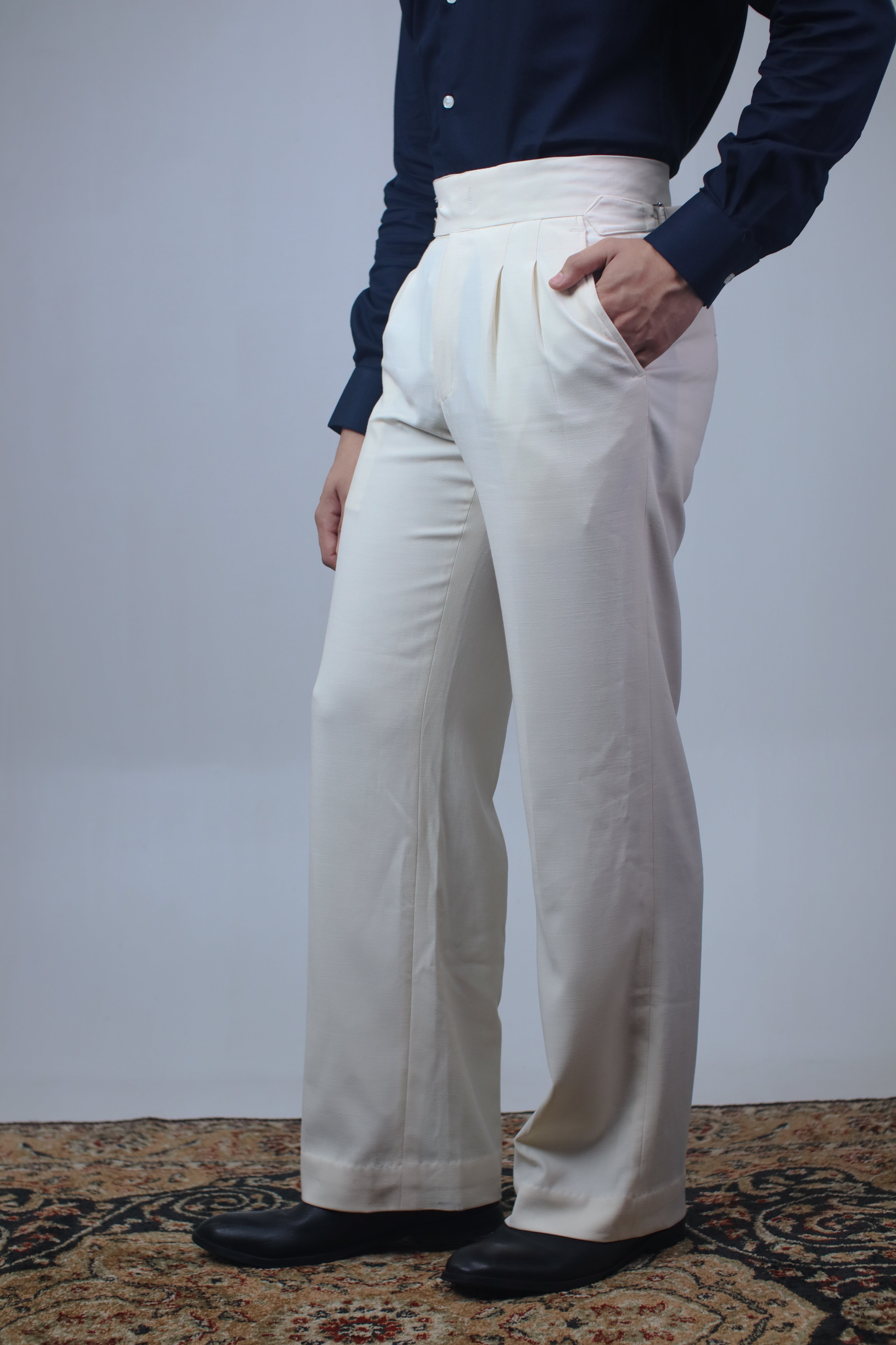 The Cream Gurkha Trouser